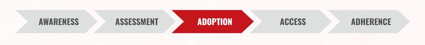 Stages of Patient Journey adoption 81qd Medical Knowledge Group